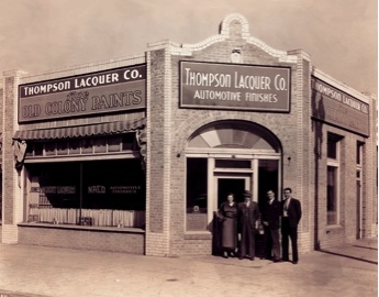 Thompson Lacquer Co. in the early days.