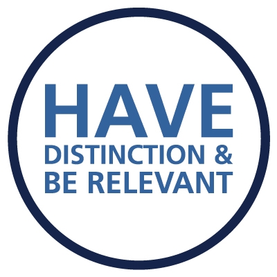 Have Distinction and Be Relevant Icon