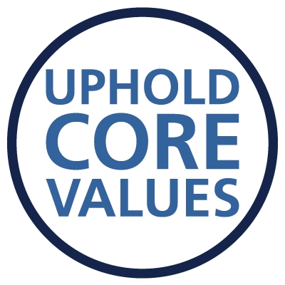 Uphold Core Values Icon