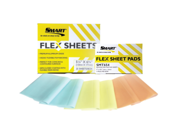 SMART Flex Sheets- Yellow (800-1000 grit)